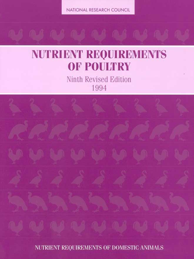 Nutrient Requirements               of             Poultry
